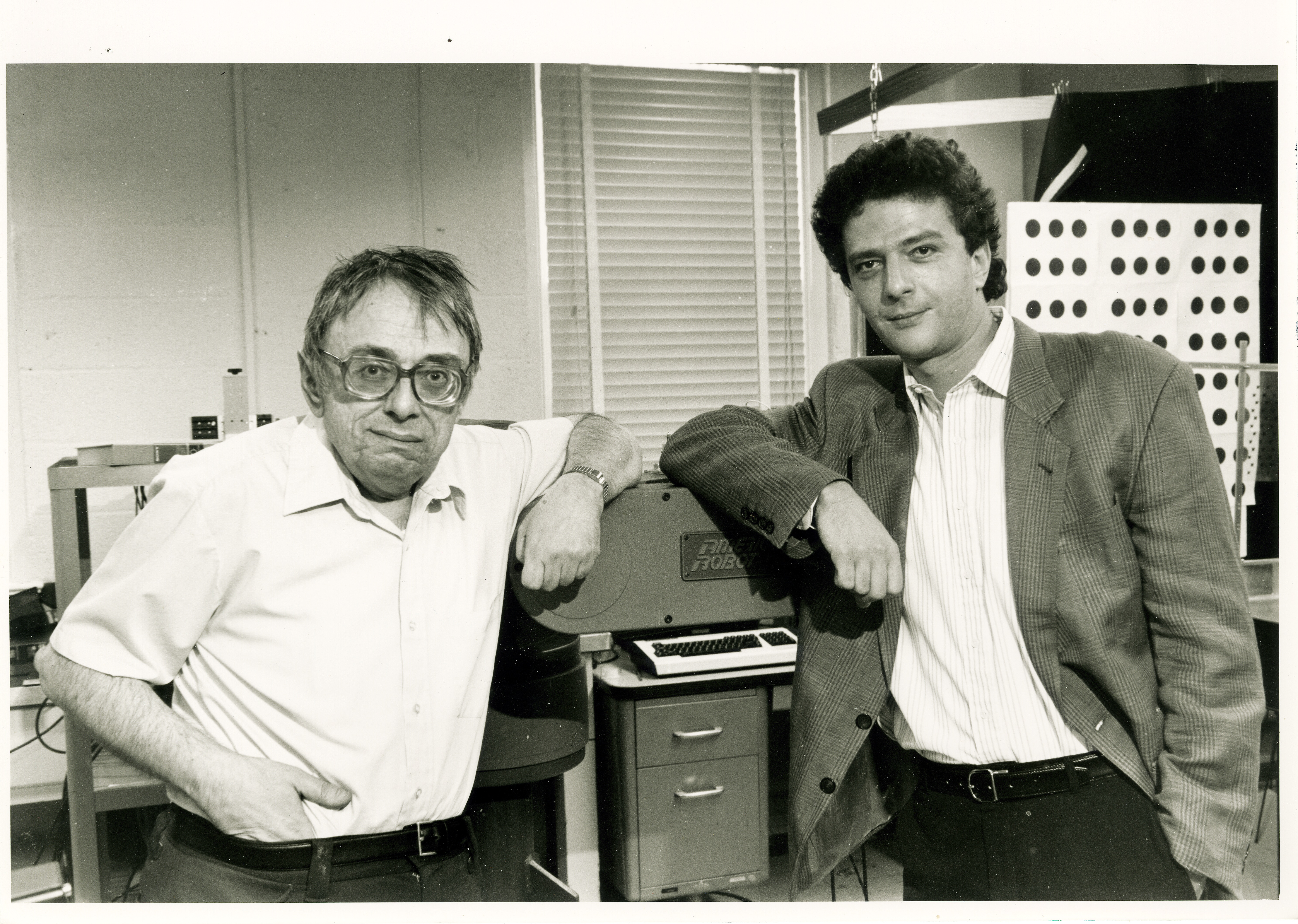 Center for Automation Research founder Azriel Rosenfeld and now-computer science professor Yiannis Aloimonos